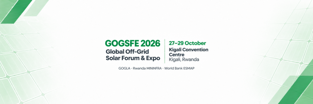 GOGSFE 2026: Global Off-Grid Solar Forum & Expo in Kigali